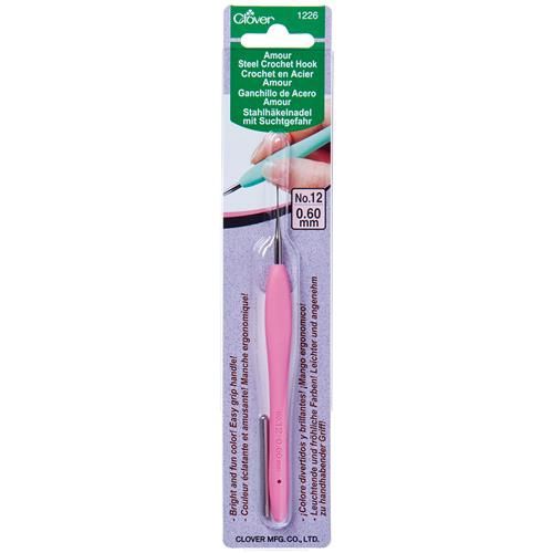 Clover Amour haaknaald, maat: 0.60