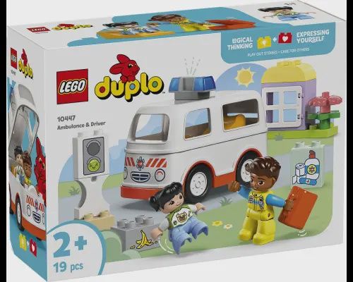 DUPLO Stad Ambulance met chauffeur