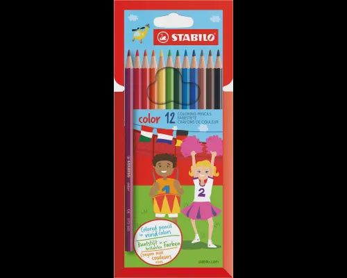 STABILO Color etui met 12 stuks kleurpotloden
