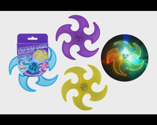 Flyling Star met licht - 3 assorti