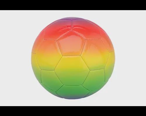 Outdoor Fun kunstlederen regenboog voetbal