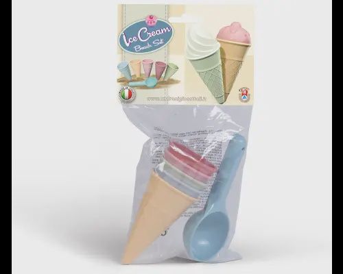 Strandset Ice Cream pastel 6-delig