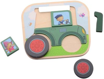 Jouéco® - Fien &amp; Teun tractor puzzel