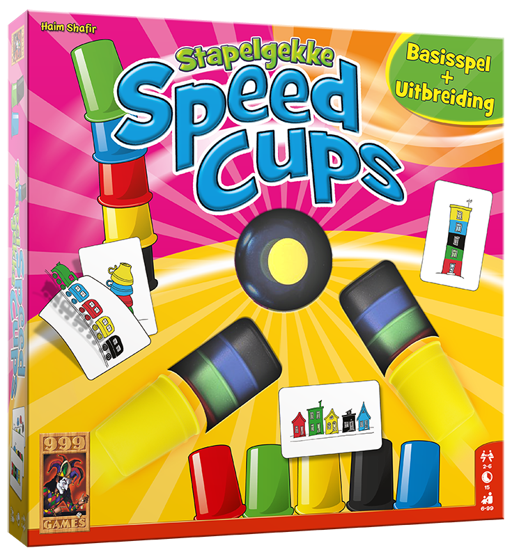 Stapelgekke Speed Cups 6 spelers