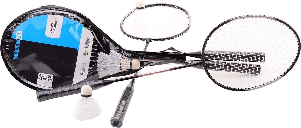 Sports Active badminton set met shuttles
