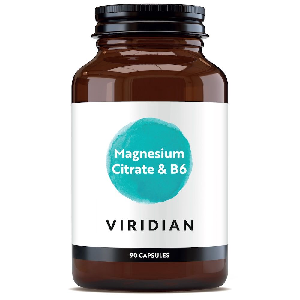 Magnesium Citrate (100mg) with Vitamin B6 (25mg) - 90 Veg Caps