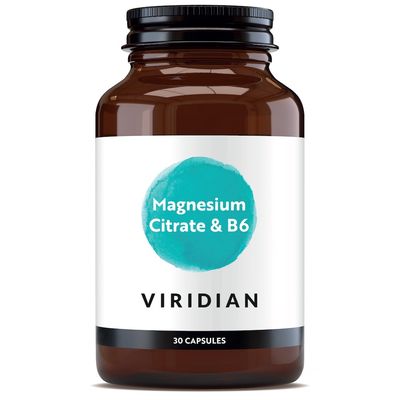 Magnesium Citrate (100mg) with Vitamin B6 (25mg) - 30 Veg Caps
