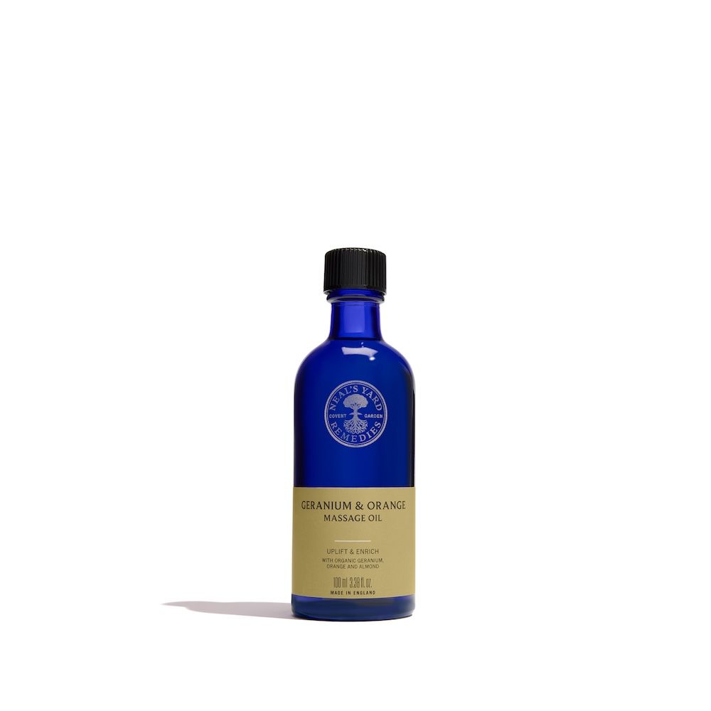 Geranium & Orange Organic Massage Oil 100ml Geranium & Orange Organic Massage Oil 100ml