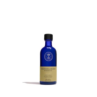 Geranium & Orange Organic Massage Oil 100ml