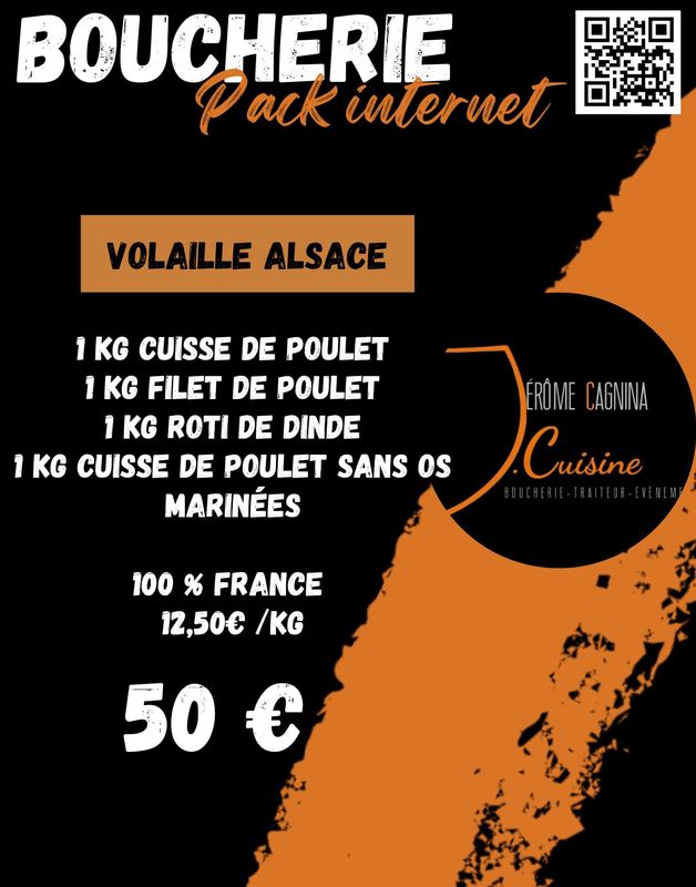 Pack Volaille SAMEDI