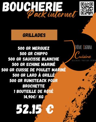 Pack Grillade  MERCREDI