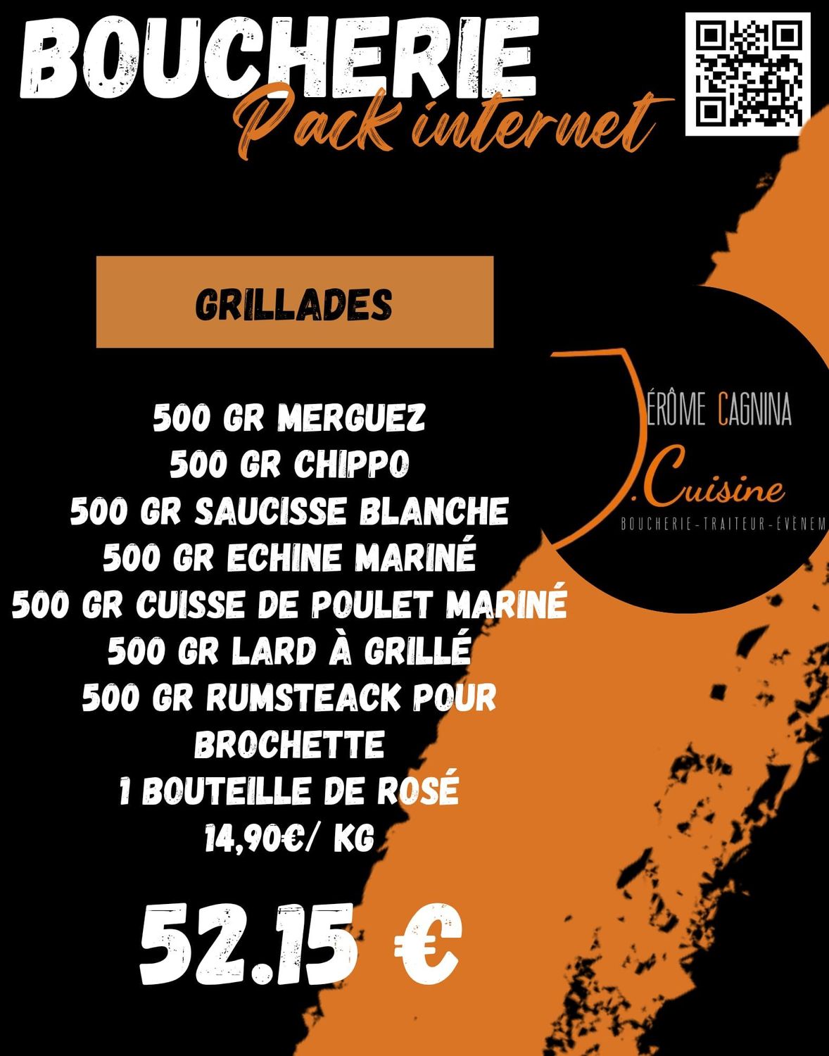 Pack Grillade  DIMANCHE