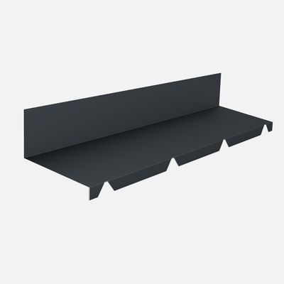 Opstaande getande muurnok 33: 1,25m standaard