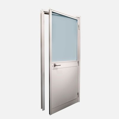 Deur : 1/2 glas antraciet rechts