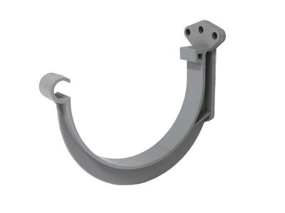 PVC Haak 125mm lichtgrijs