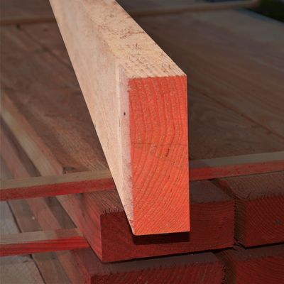 Douglas brug : 6,10m (63x175) kleurloos gedompeld