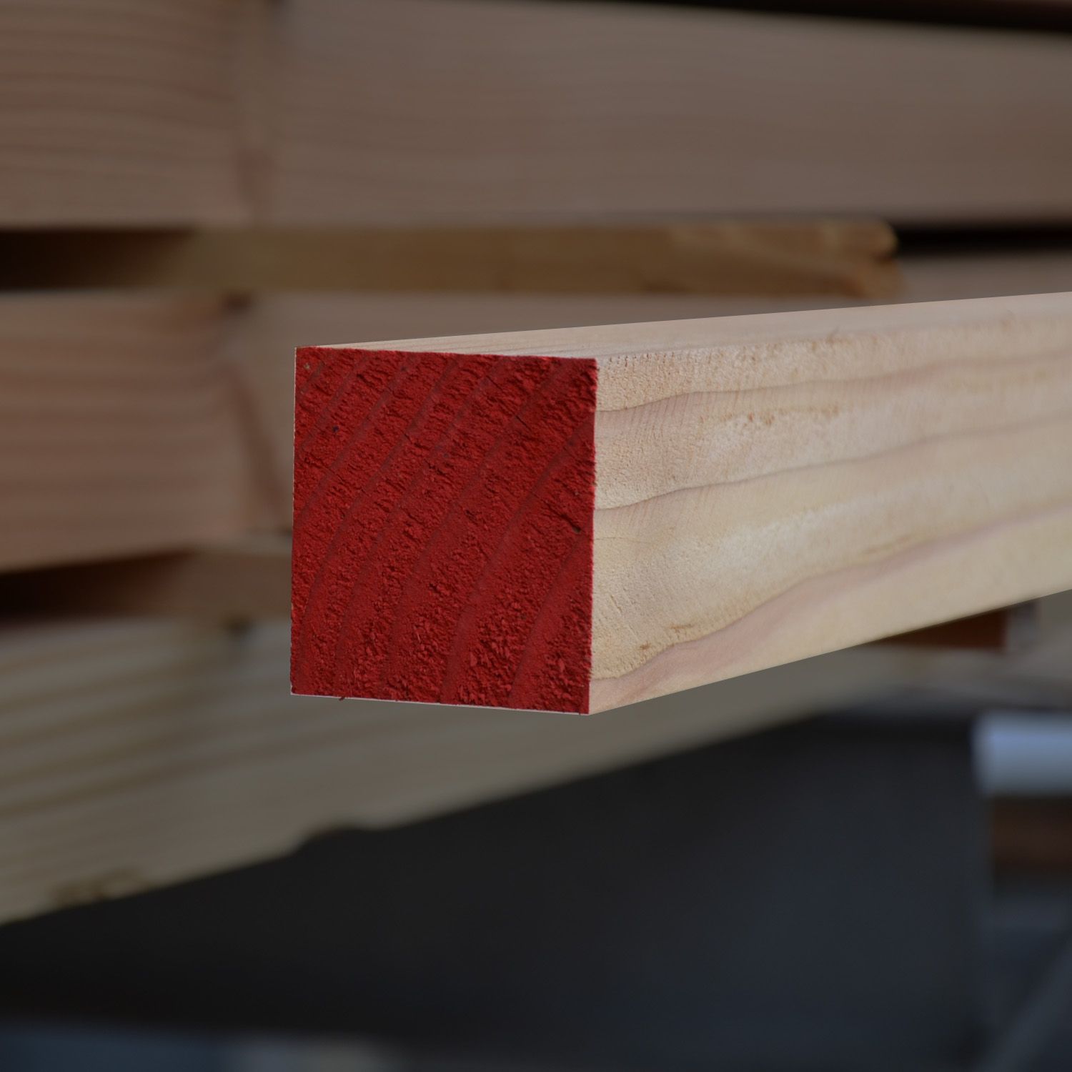 Douglas keeper : 3,65m (54x0,60) kleurloos gedompeld