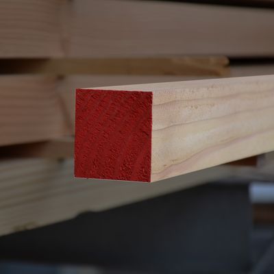 Douglas keeper : 3,65m (54x0,60) kleurloos gedompeld