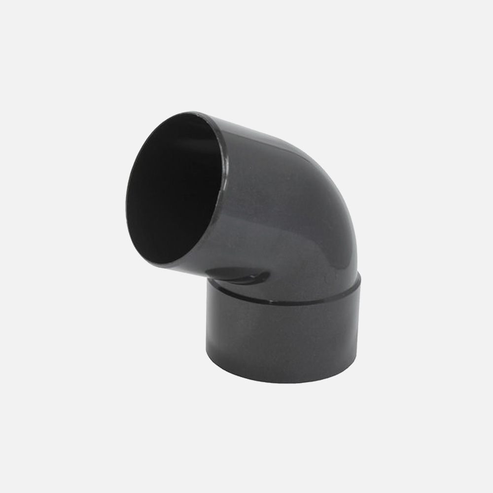 Bocht 67° : antraciet 80mm