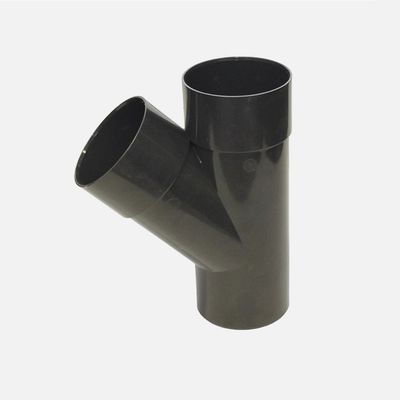 T-stuk 45° : antraciet 80mm