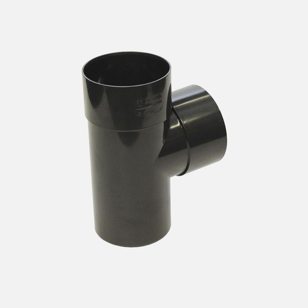 T-stuk 90° : antraciet 80mm