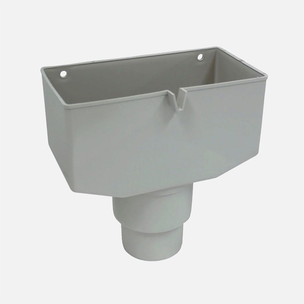 Verzamelbak 80-100mm lichtgrijs