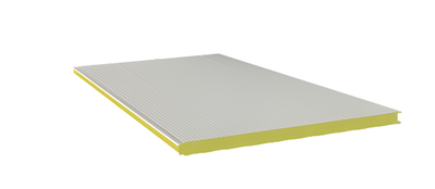 SWWand 40mm rx : 4,00m x 1m (antraciet/wit - microrib)