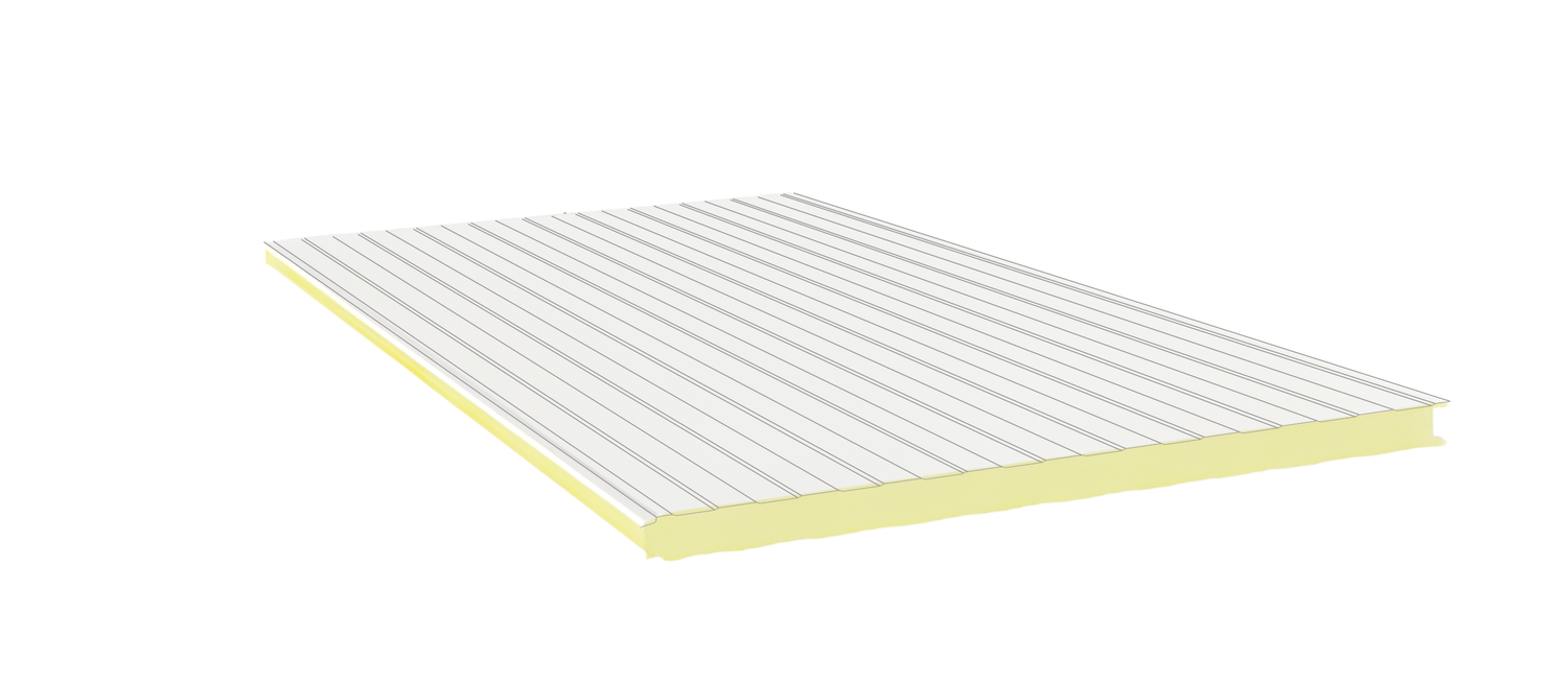 SWWand 40mm rx : 7,50m x 1m (wit/wit -Gelinieerd)