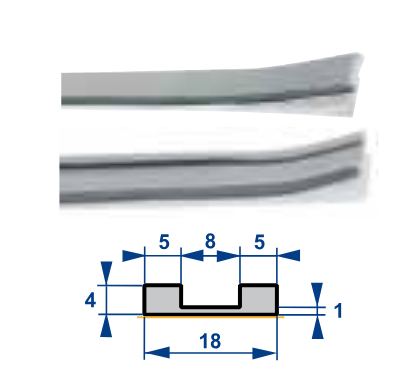 Butylband : L - 9x3mm (15m/rol)