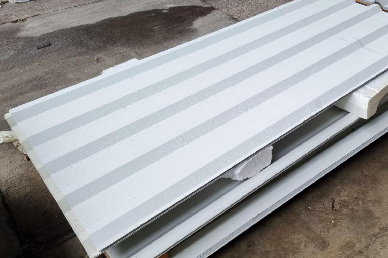 Profiel 35 b-keus : 6,00m x 1,05m - wit