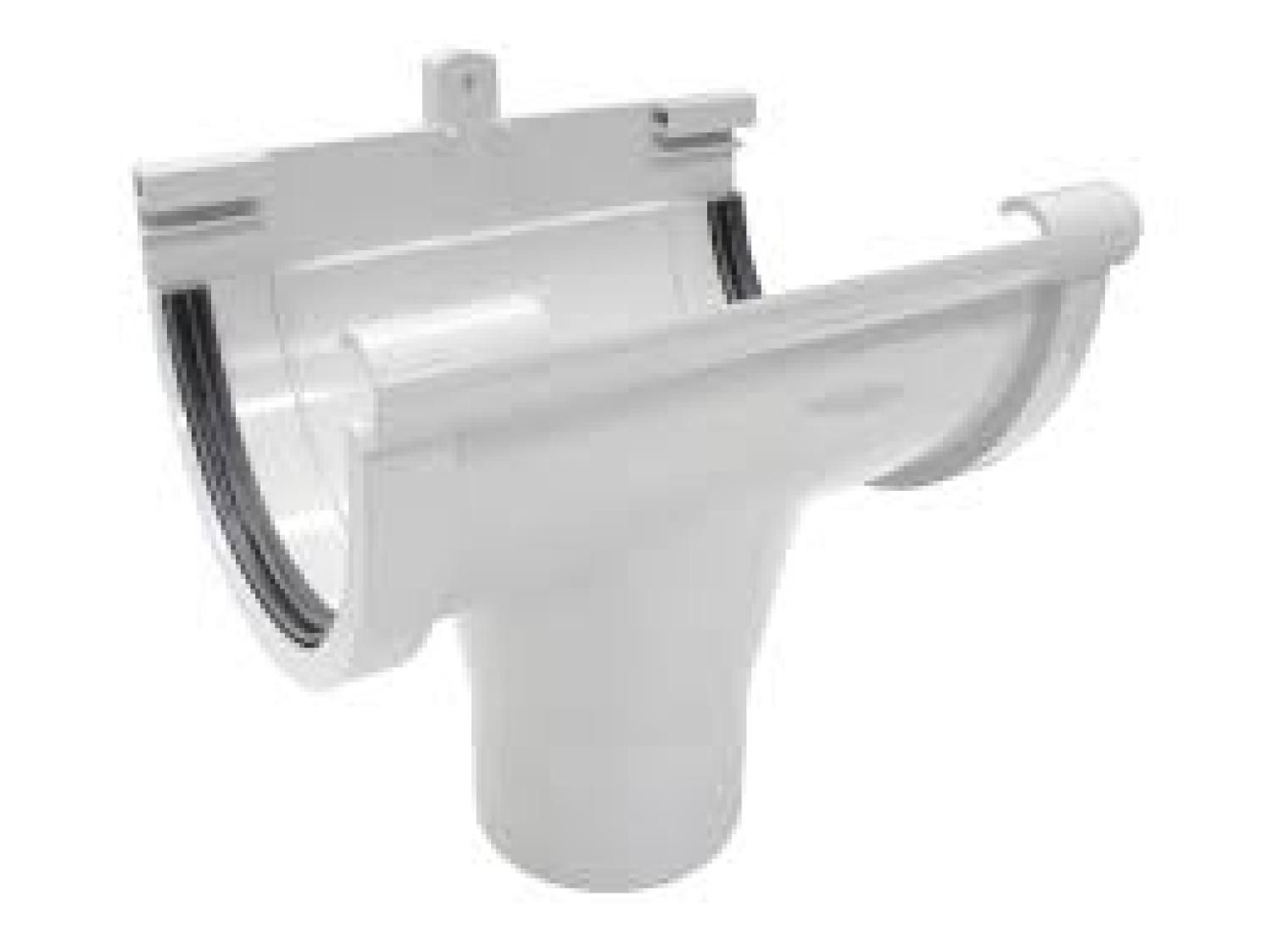 Centraal spruitstuk 165mm lichtgrijs