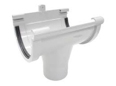 Centraal spruitstuk 165mm lichtgrijs