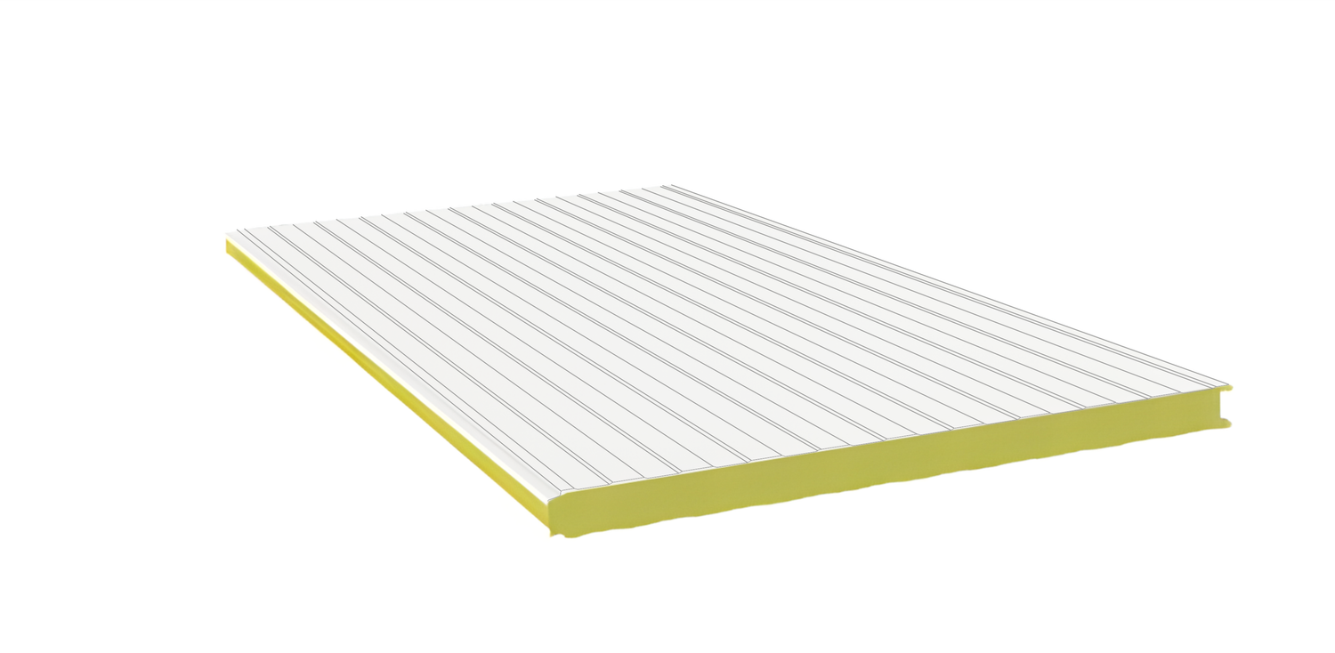 SWWand 60mm rx : 4,00m x 1m (wit/wit - Gelinieerd)