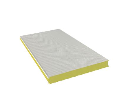 SWWand 100mm rx : 7,00m x 1m (antraciet/wit - microrib)