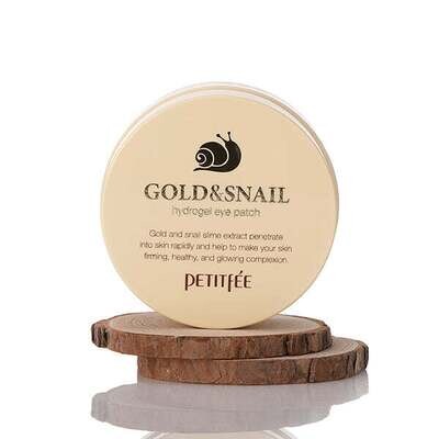 Petitfee Gold &amp; Snail Hydrogel Eye Patch ( συσκευασία 60 τμχ )