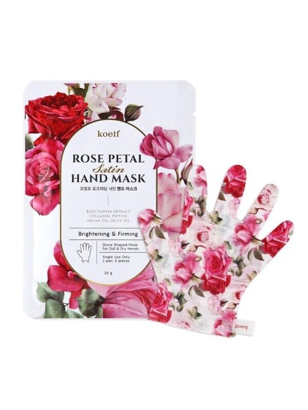 Petitfee &amp; koelf Rose Petal Satin μάσκα χεριών