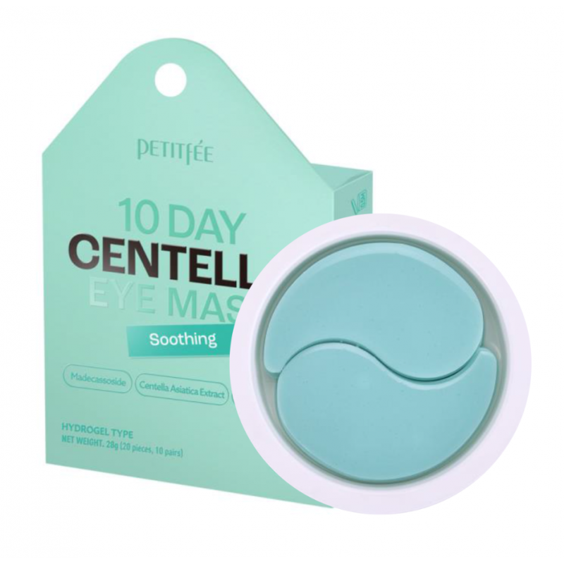 Petitfee Μάσκα Ματιών Patches 10 Day Centella Soothing