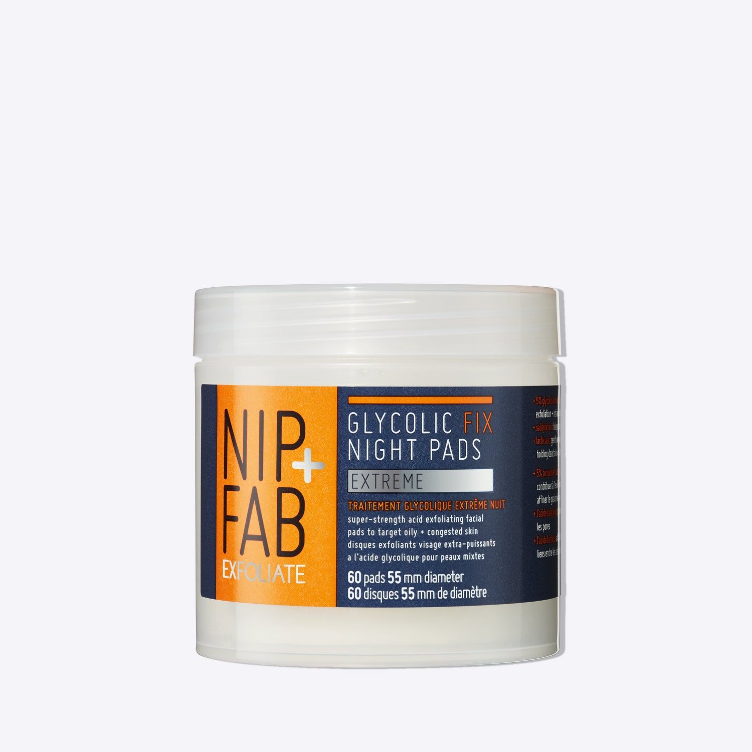 Nip+fab GLYCOLIC FIX X-TREME PADS 80ml