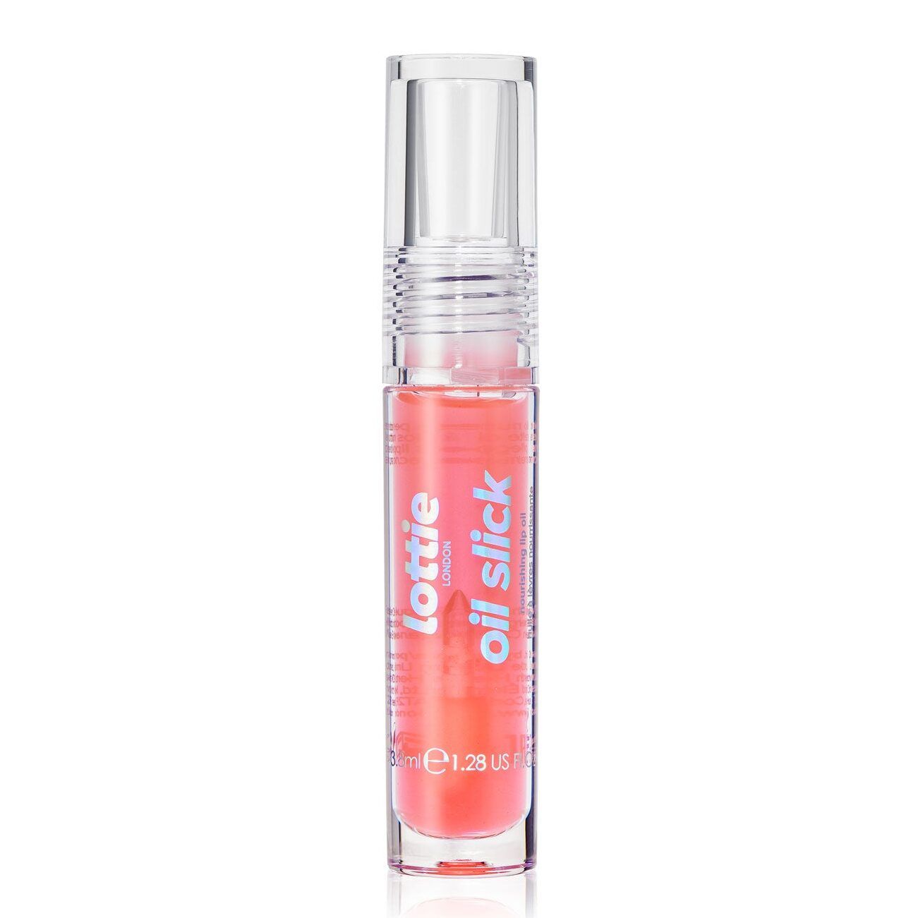 LOTTIE Oil Slick, Lip Oil, Peachy Cheeks - 3.8ml