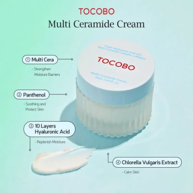 Tocobo Triple Hyaluronic Acid 10% Multi Ceramide Cream 50 ml