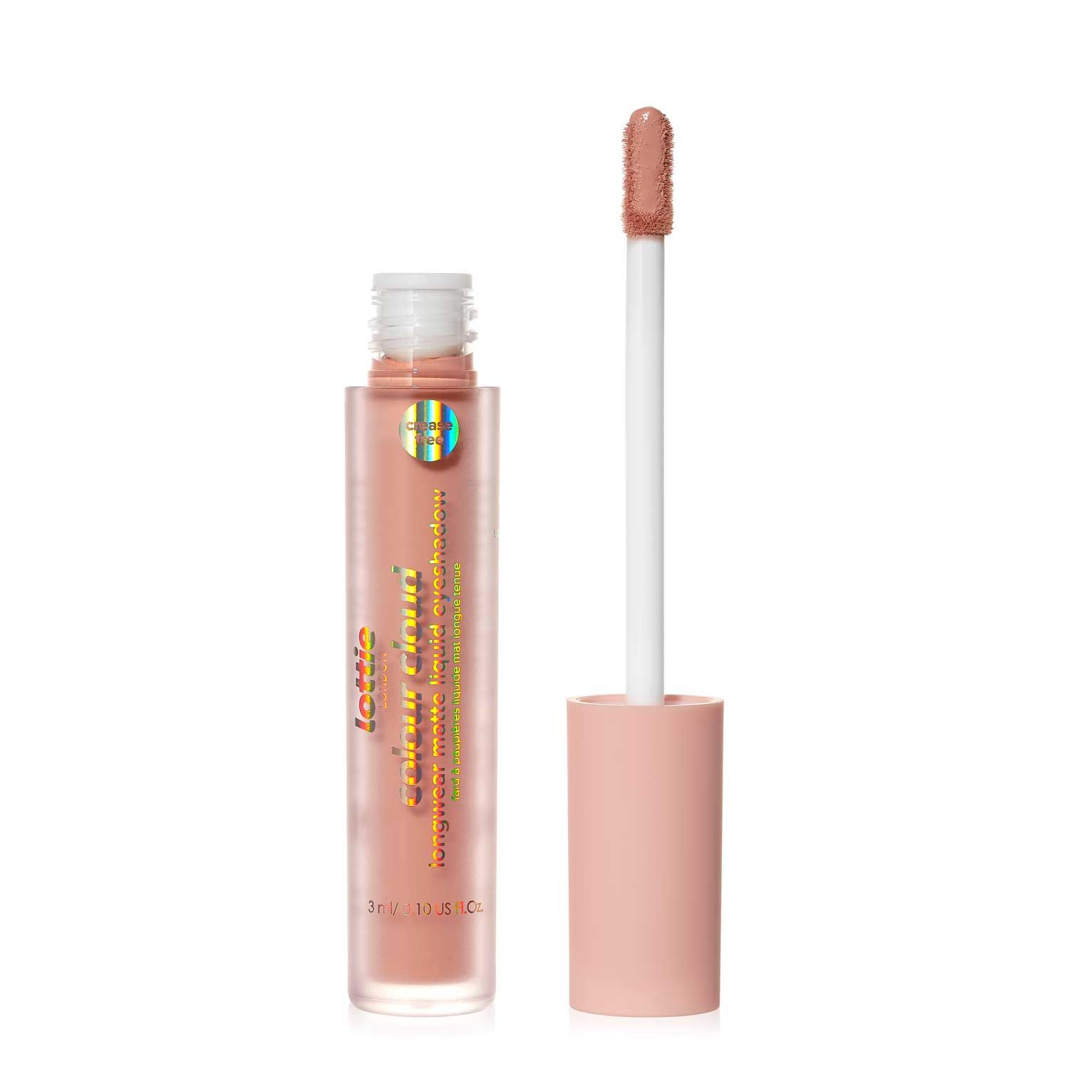Lottie London Longwear Matte Liquid Eyeshadow color cloud-pink slip