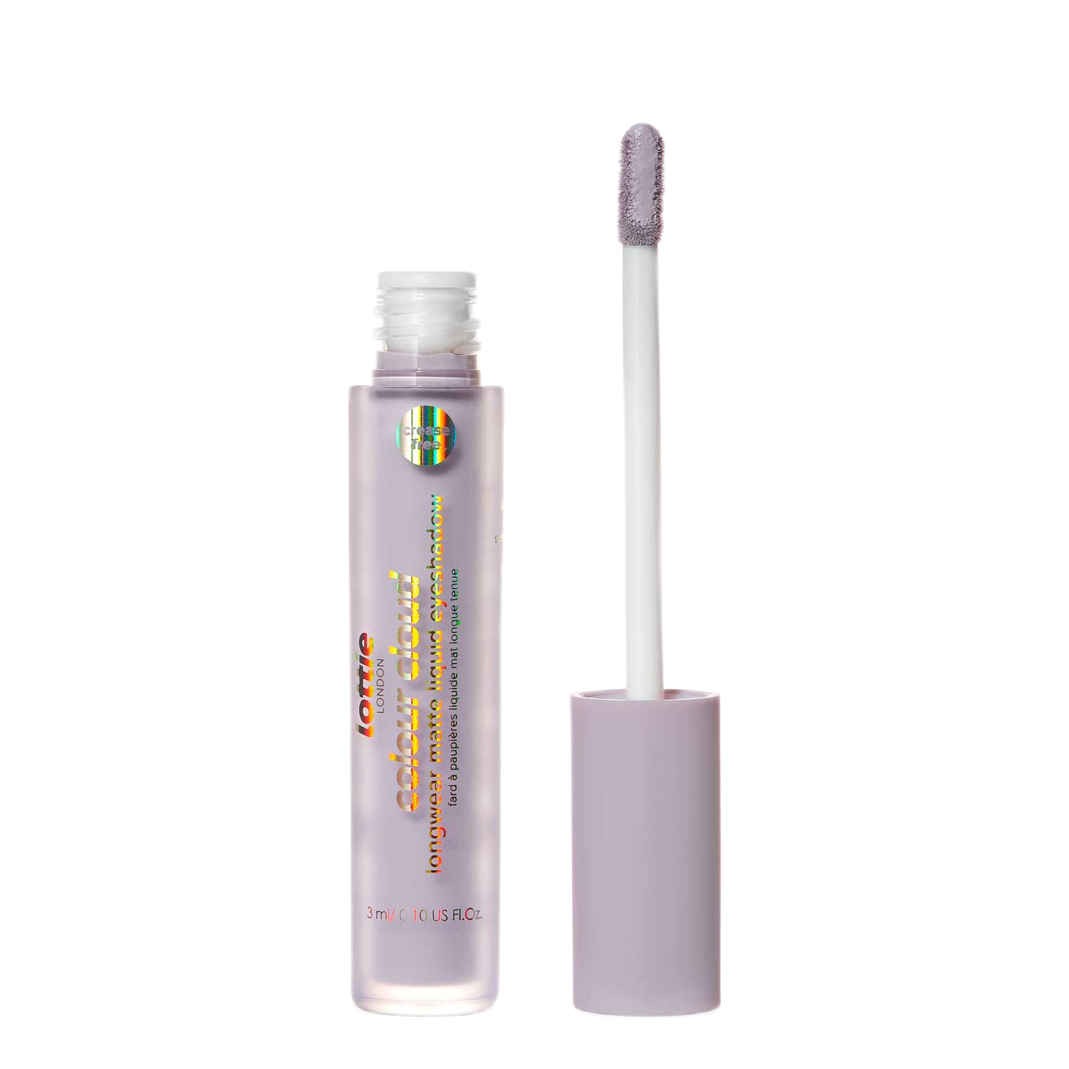 Lottie London Longwear Matte Liquid Eyeshadow color cloud-lilac daze