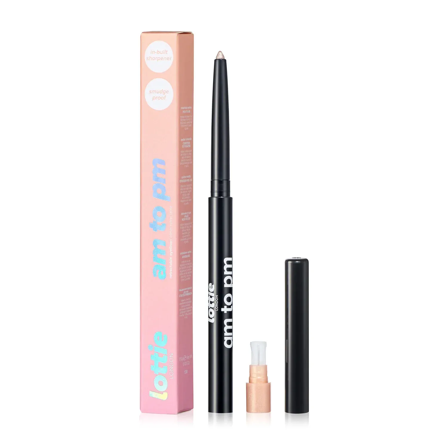 LOTTIE AM to PM Retractable Eyeliner sunburst