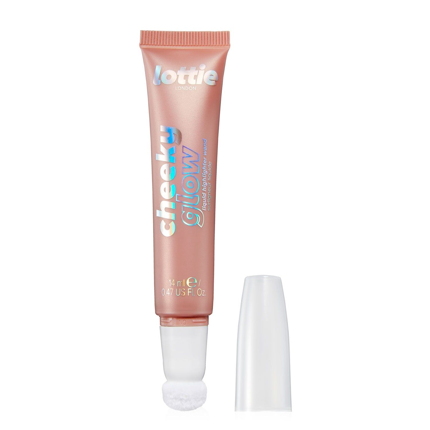 Lottie Cheeky Glow Liquid Highlighter peach bellini