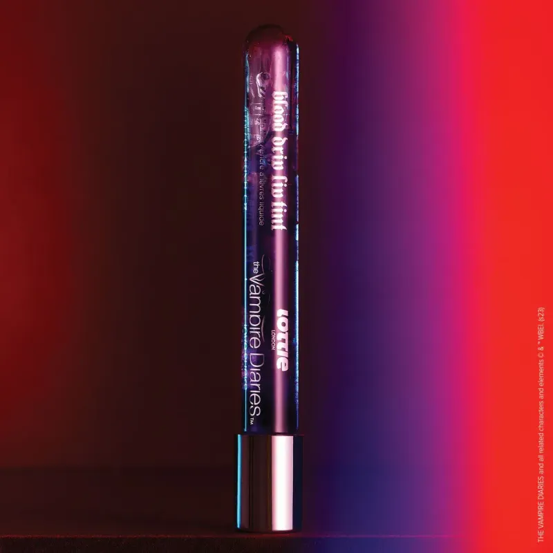 Lottie the vampire diaries x blood drip lip tint απόχρωση witches