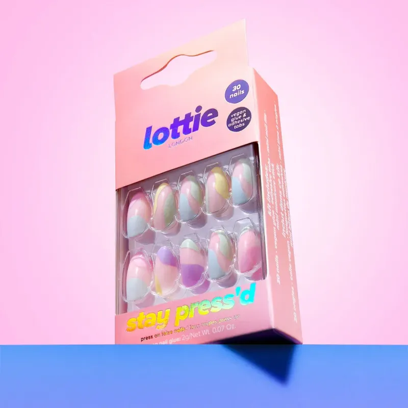 Lottie stay press'd - pastel dream 30 Press on False Nails