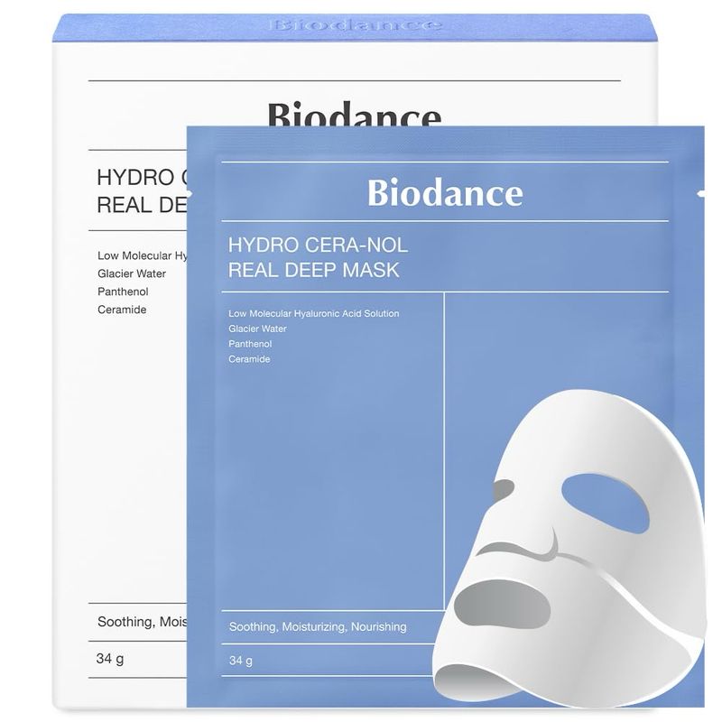 BIODANCE HYDRO Cera-Not real Deep Mask 4 Pcs (κουτί 4 Τμχ)