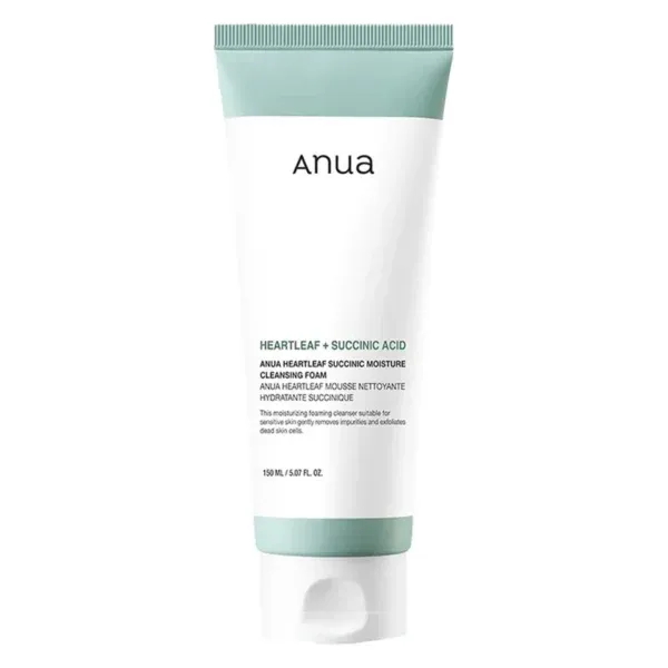 Anua Heartleaf Succunic Moisture Cleansing Foam