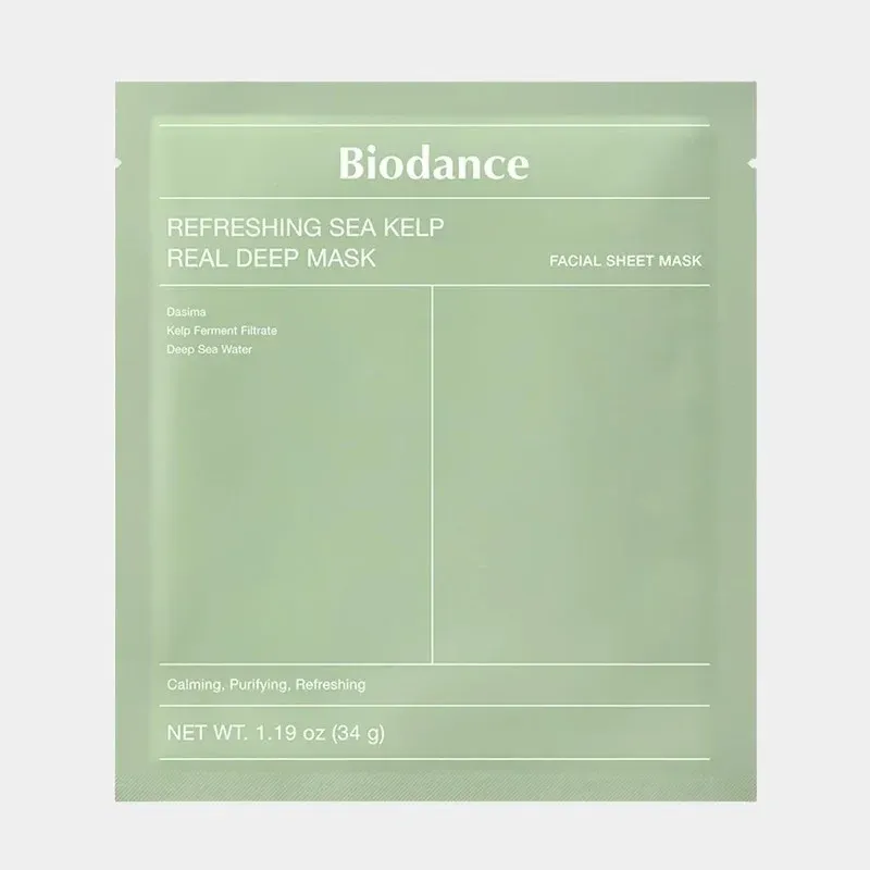 BIODANCE - Refreshing Sea Kelp Real Deep Mask - Soothing and Moisturizing Face Mask