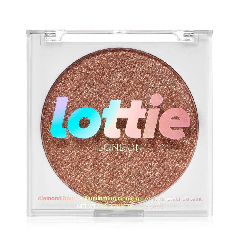 Lottie Diamond bounce highlighter- rose gold
